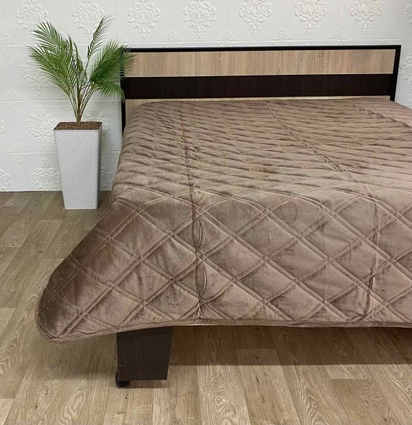 Покривало велюрове Model-14 (1244) 220х240 Brown