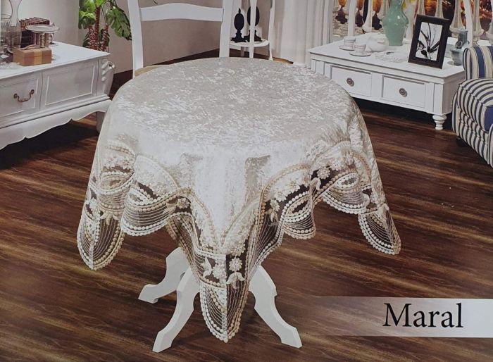 Квадрат Велюр Maison Royale 100x100 Maral Cappucino