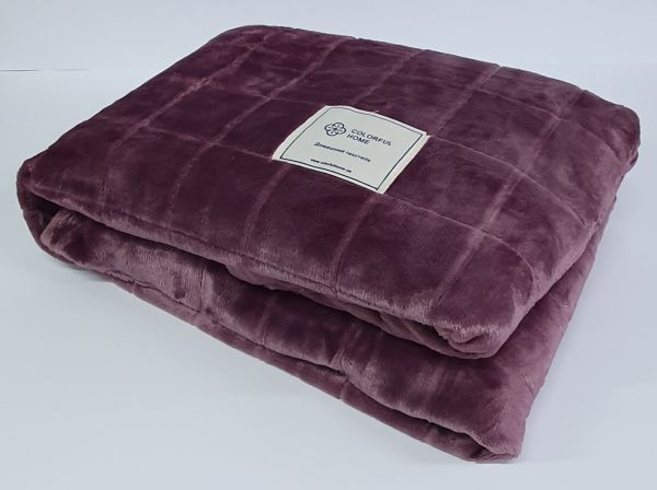 Покривало велюр шиншила 150х200 Purple