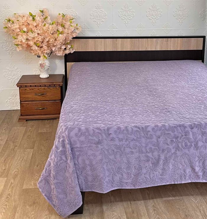 Простирадло махрове АЕ Jakard 150x220 Purple