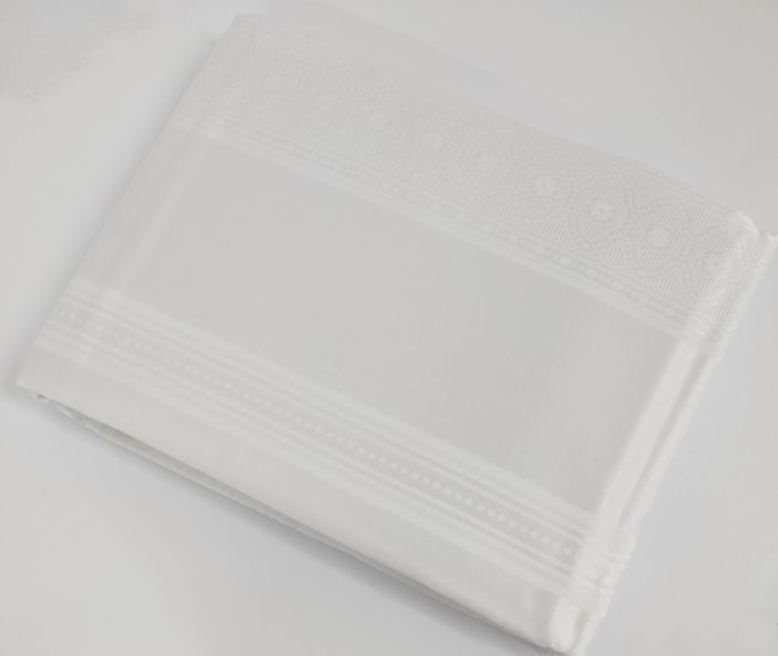 Скатертина Sagol тефлон 160x350 St-052 White + 10 серветок *