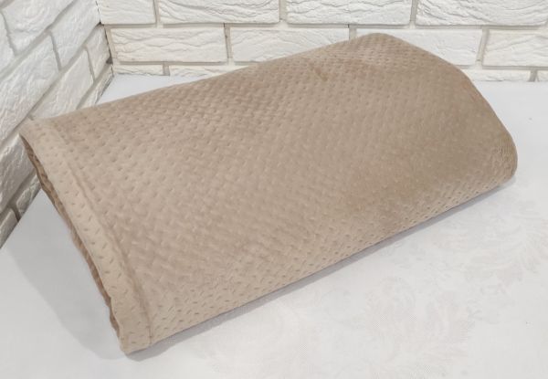 Покривало велюрове Model-7 220x240 Cappuccino