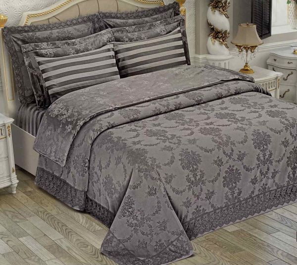 Набір Покривало + постіль Maison D'or Bernelle 260x260 Antrasit