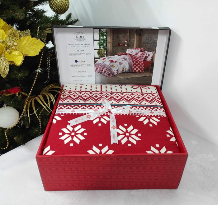 Постільна білизна Belizza фланель 160x220 Noel