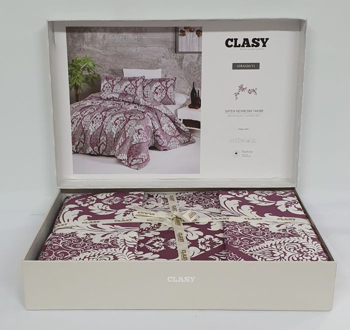 Постільна білизна CLASY сатин 200x220 см Giralda v1