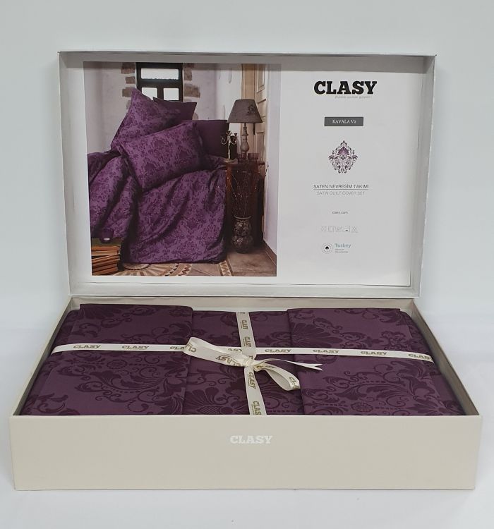 Постільна білизна CLASY сатин 200x220 см Kavala v2