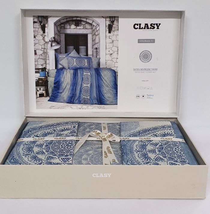 Постільна білизна CLASY сатин 200x220 см Colorada v1