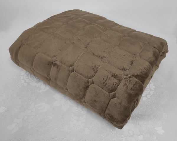 Покривало велюрове Model-9 (1218) 220x240 Brown