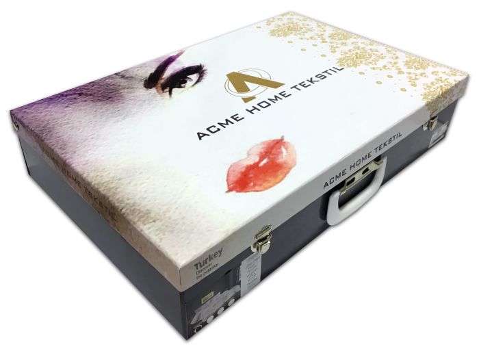 Покривало піке Acme Tekstil Rose Paradise Krem-Siyah