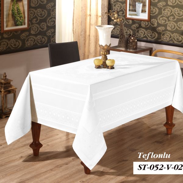 Скатертина Sagol тефлон 160x220 St-052 White