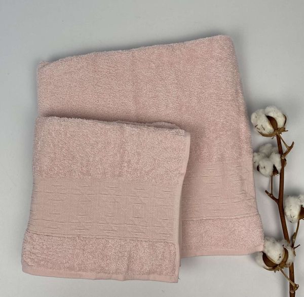Набір рушників АЕ 2 шт Shine Pink