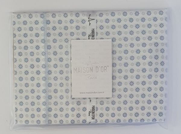 Наволочки 50х70 ранфорс Deluxe Maison D'or Daisi Blue
