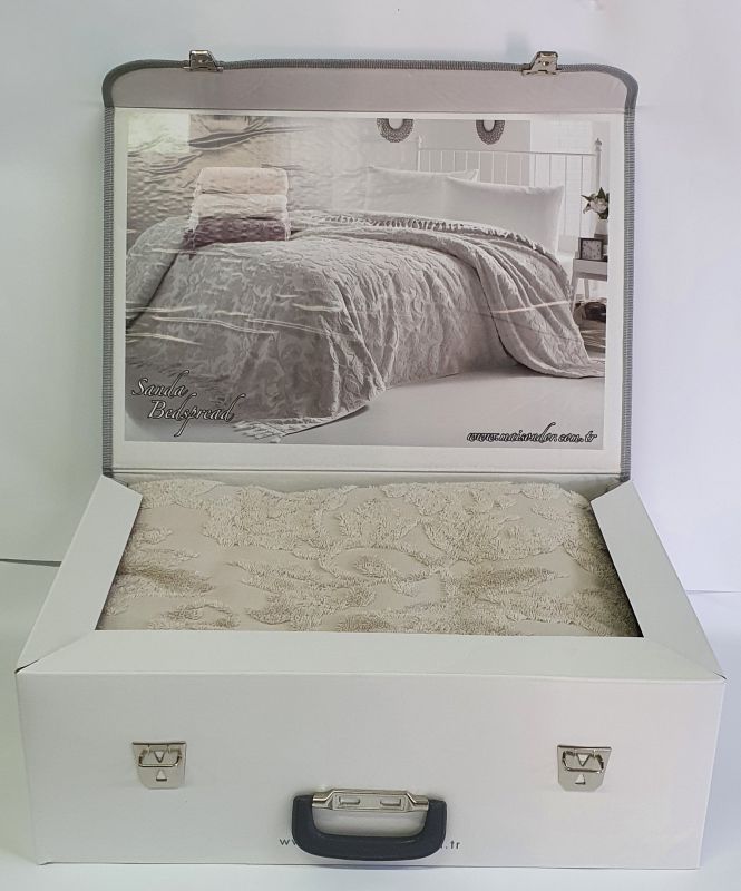 Покривало Maison D'or махрове Sanda 220*240 Beige
