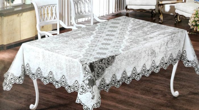Скатертина Велюр Maison Royale 160x220 Victoria Grey