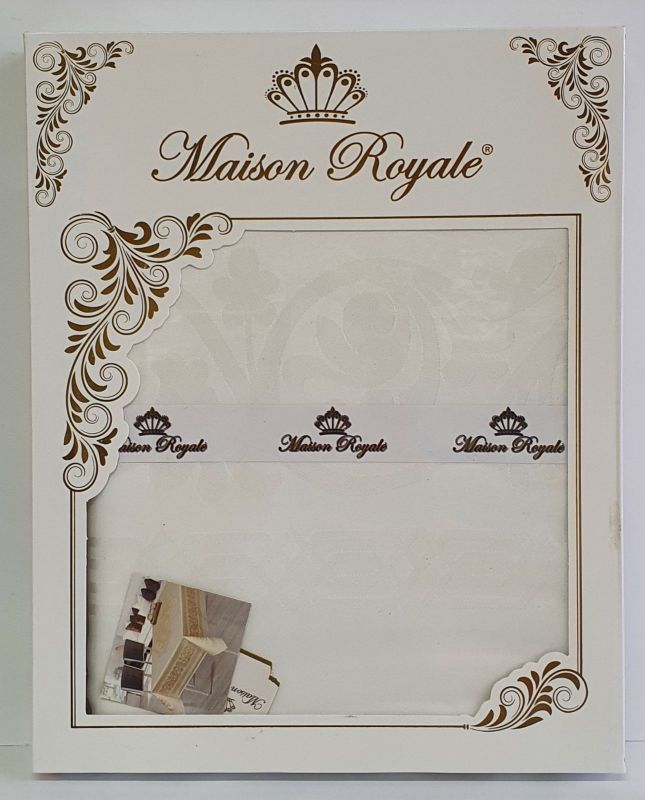 Скатертина тефлон Maison Royale 160*220 Sude White