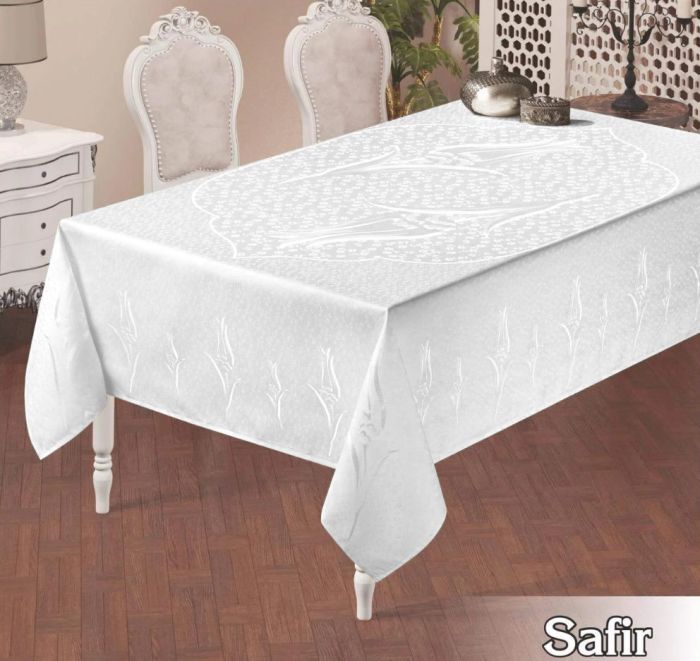 Скатертина тефлон Maison Royale 160*220 Safir White
