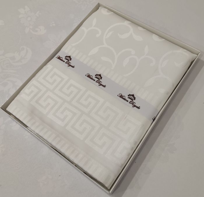 Скатертина тефлон Maison Royale 160*220 Ivy White