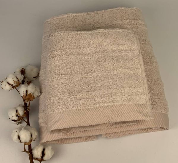 Набір рушників Pupilla 2шт Microcotton Cevher Powder