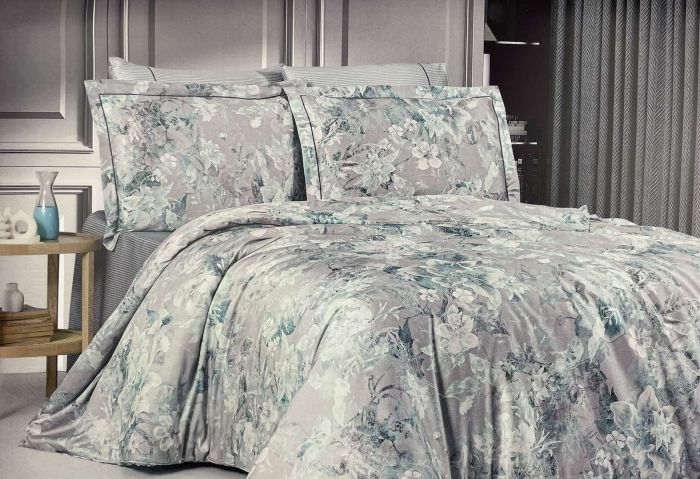 Постільна білизна Maison D'or тенцел 200х220 Lily Turquise