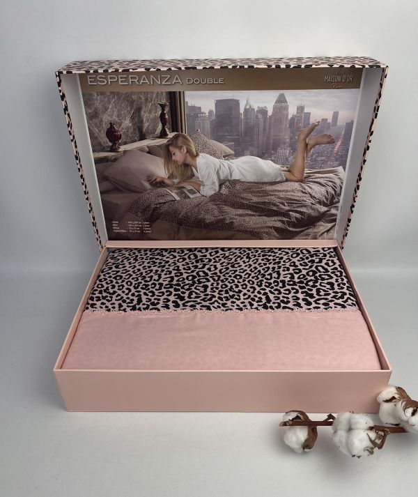 Постільна білизна Maison D'or сатин 200х220 Esperanza Rose