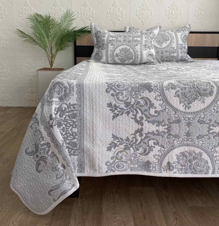 Покривало Moda Box 180х240 з наволочкою Kevser Gri