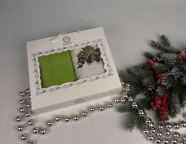 Набір рушників Nilteks 2шт Christmas 8