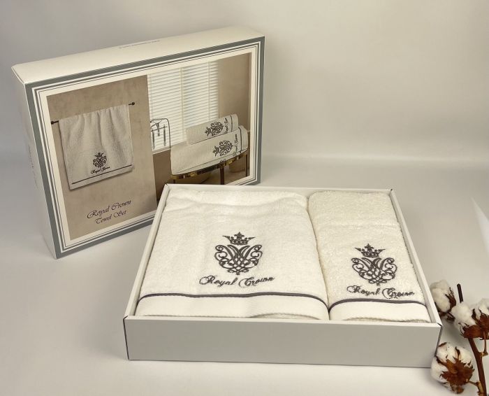 Рушники Maison D'or 3шт Royal Crown White