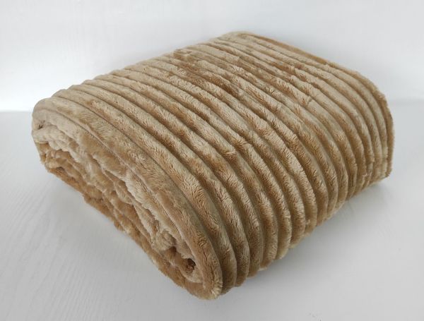 Покривало велюр євро 200х220 Beige (549)
