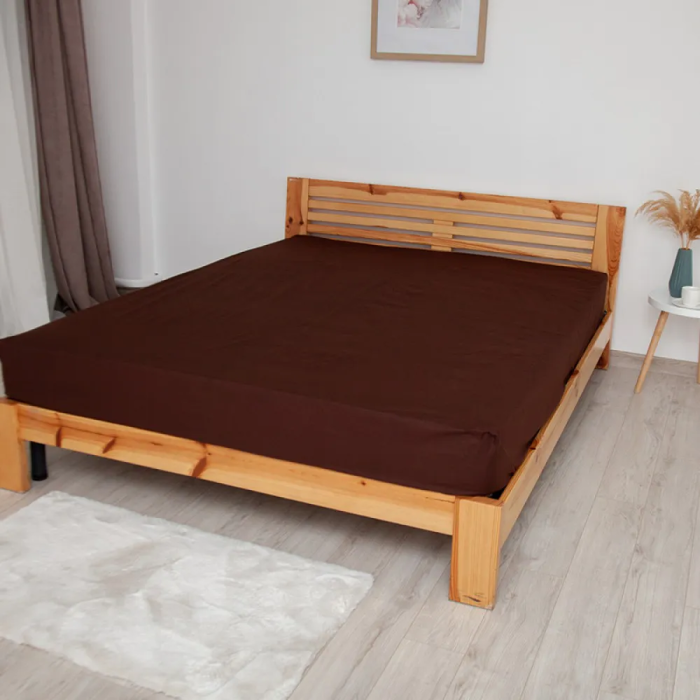 Простирадло ТЕП "Натхнення" 160x200 на резинці Шоколад