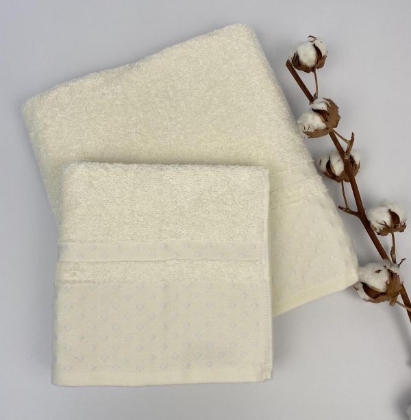Набір рушників Cottonize 2 шт cod 138 Ecru