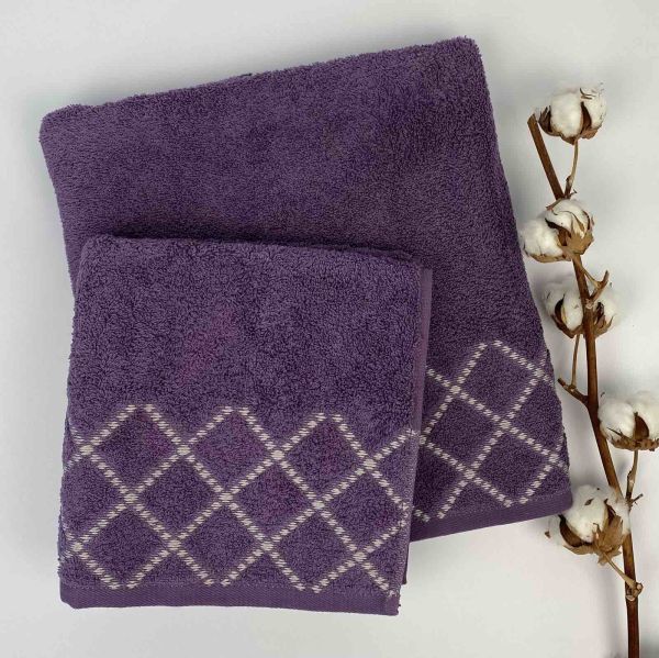 Набір рушників Cottonize 2 шт cod141 Purple