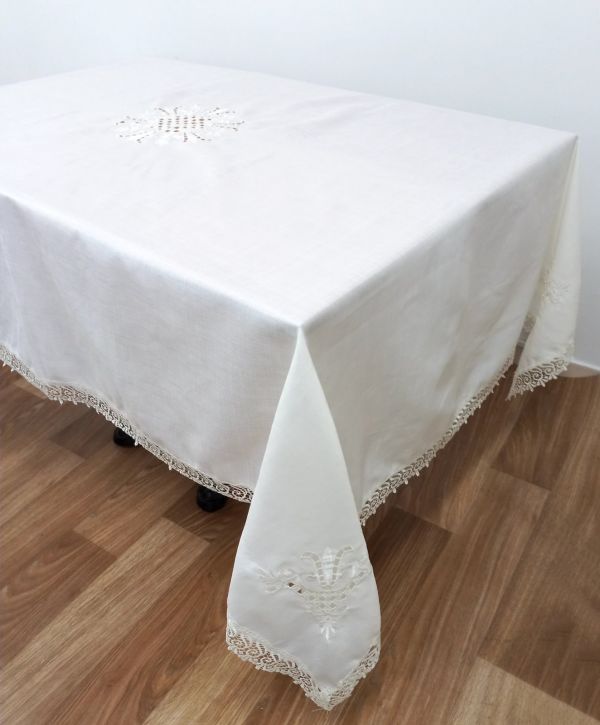 Скатертина Maison Royale льон 160x220 Lale Cream