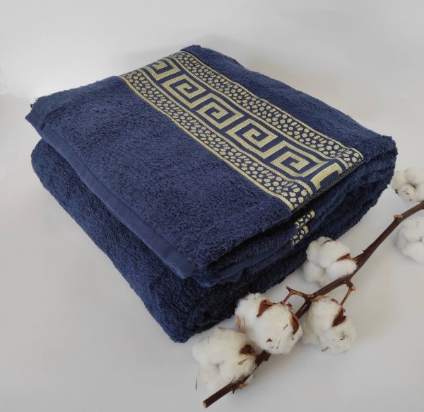 Простирадло махрове 200х220 Greek Blue