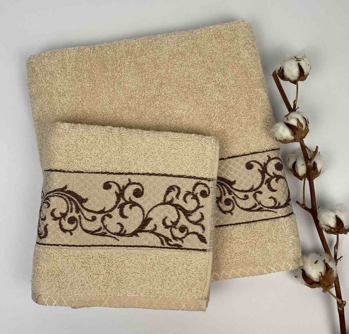 Набір рушників Cottonize 2 шт cod128 Beige