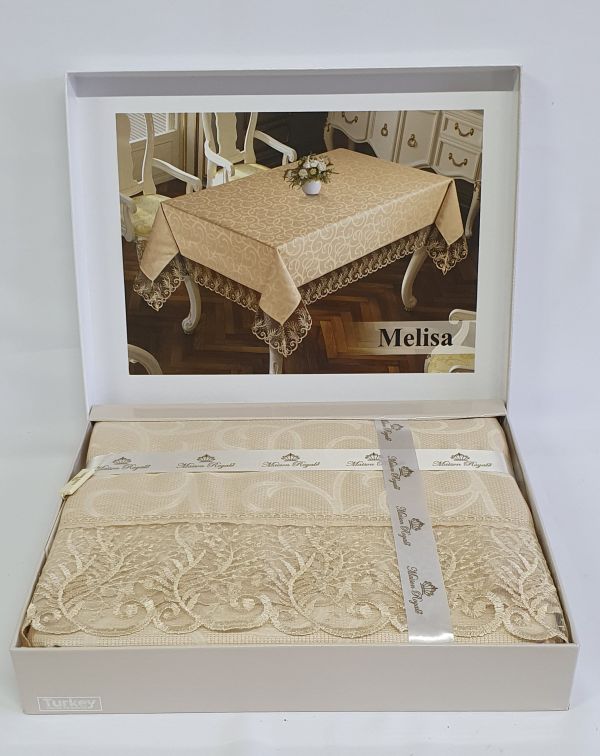 Скатертина Maison Royale 160x220 Melisa Cappucino