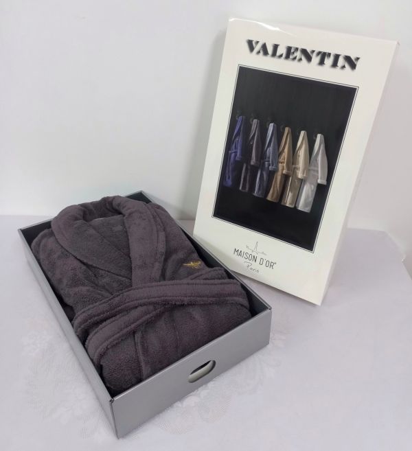Халат чоловічий Maison D'or Valentin Antrasit L