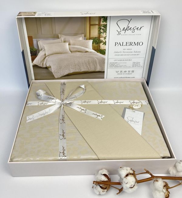 Постільна білизна Saheser ранфорс Palermo 200х220 Bej