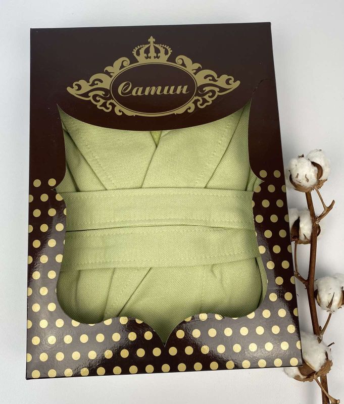 Халат жіночий Maison D'or Coralie Green L в коробці