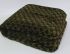 Покривало велюр шахмати 150х200 Dark green