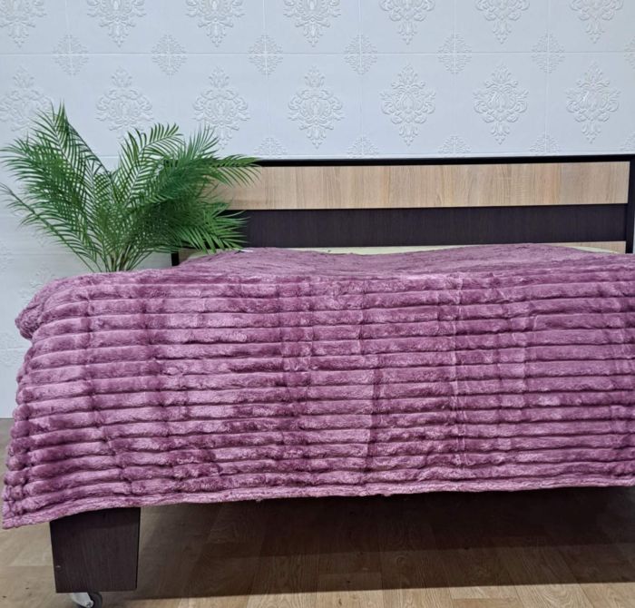 Покривало велюр 180х200 Purple (615)