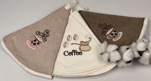 Набір кухонних рушників Pupilla 50x50 Asorti Coffee Model 3