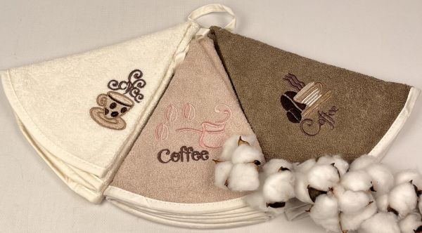 Набір кухонних рушників Pupilla 50x50 Asorti Coffee Model 4