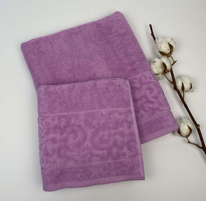 Набір рушників 2 шт Floral Purple