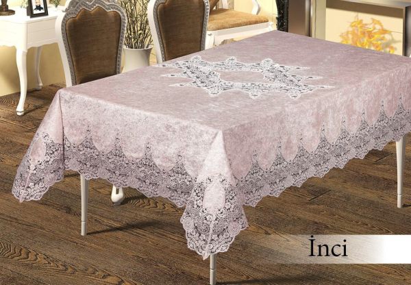 Скатертина Велюр Maison Royale 160x260 Inci Powder
