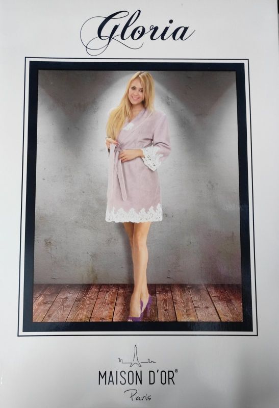 Халат жіночий Maison D'or Gloria Pink S