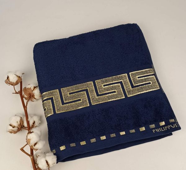 Рушник Philippus Collesium Cotton 70х140 Krinkil Greek Синій (Е261)