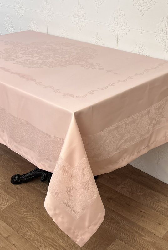 Скатертина тефлонова Maison Royale 160х220 Jumbo Pudra PVS