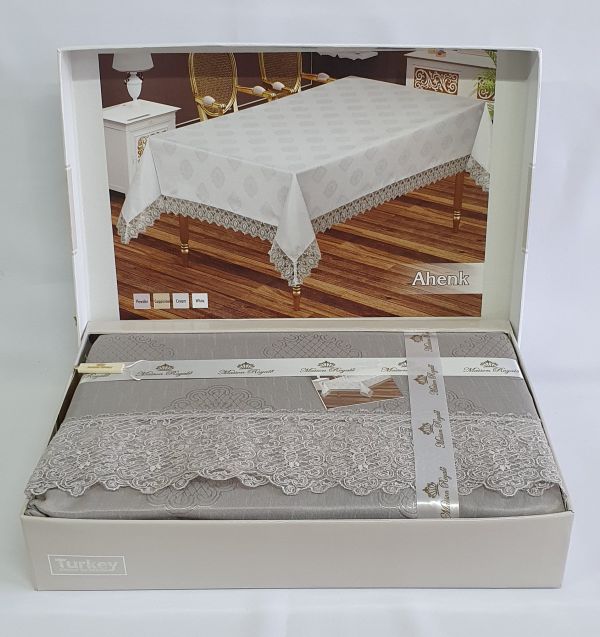 Скатертина Maison Royale 160x220 Ahenk Grey