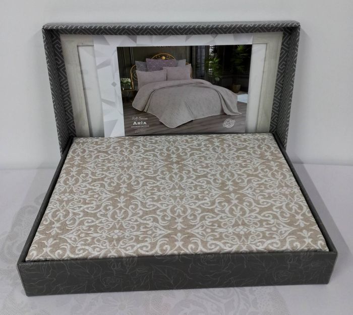 Покривало My Bed Soft Serie 240x260 з наволочками Aria Beige