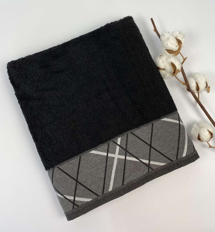 Рушник 70х140 Silan Black
